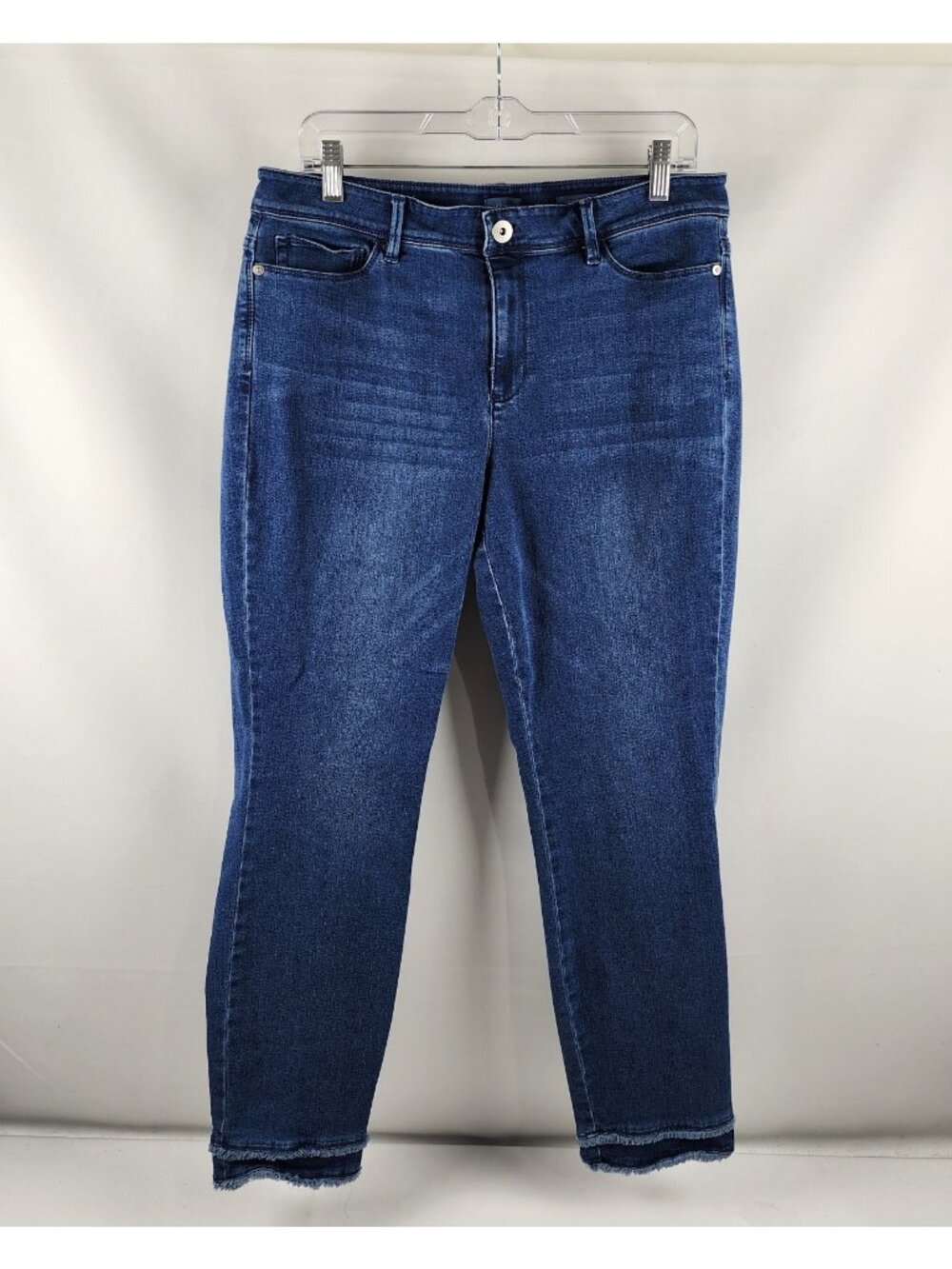 J.Jill Jeans Womens 12 Blue Authentic Fit Slim Ankle Denim (32x29)